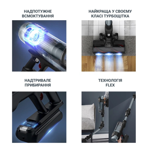 Фото - Пилосос ручний для дому Rowenta RH9C71E0 X-Force Flex 16.60 Auto Animal