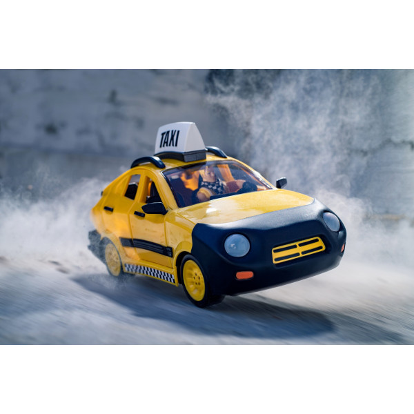 Фото - Колекційна фігурка Jazwares Fortnite Joy Ride Vehicle Taxi Cab (FNT0817)