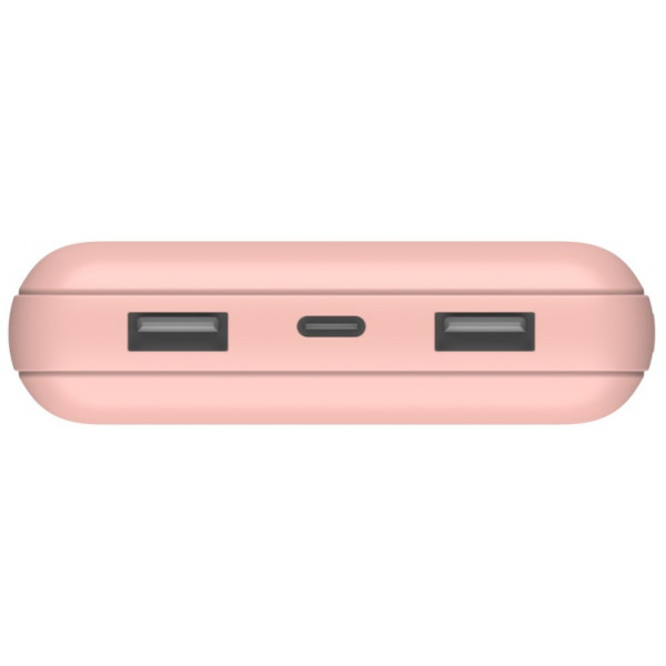 Фото - Батарея мобільна Belkin 20000mAh 15W Dual USB-A USB-C Rose Gold (BPB012BTRG)