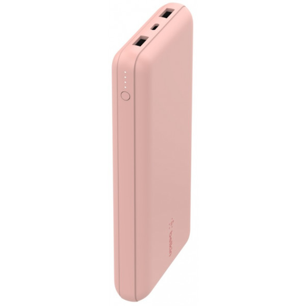 Фото - Батарея мобільна Belkin 20000mAh 15W Dual USB-A USB-C Rose Gold (BPB012BTRG)