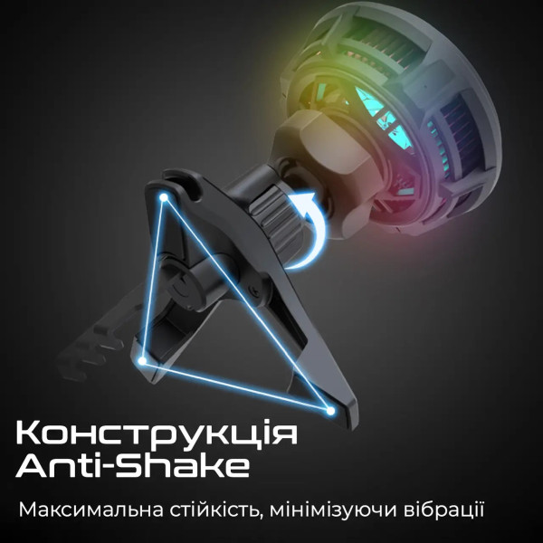 Фото - Автодержатель с беспроводной зарядкой Promate magchill-ga