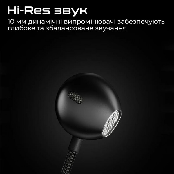 Фото - Наушники вкладыши проводные HiFuture mi5.black
