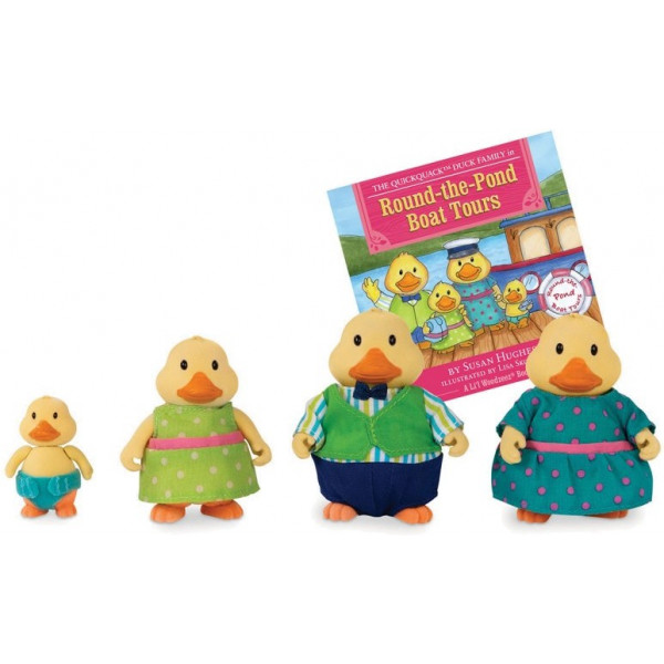 Фото - Колекційні фігурки набір Li'l Woodzeez Сім'я Качок (6259)