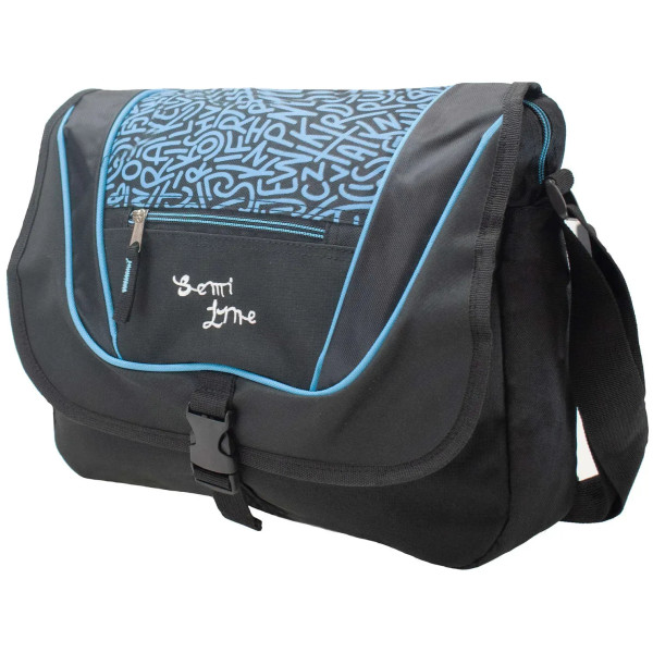 Фото - Поясна сумка Semi Line 9 Black/Blue (7156)