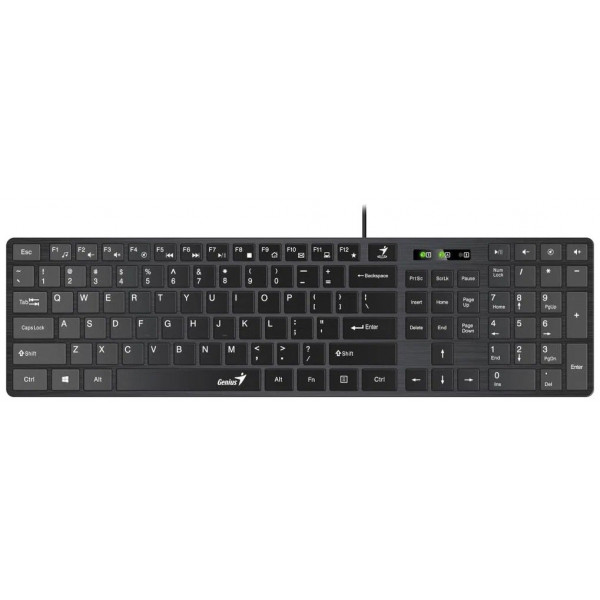 Фото - Клавіатура+миша Genius C-126 SlimStar USB Black Ukr