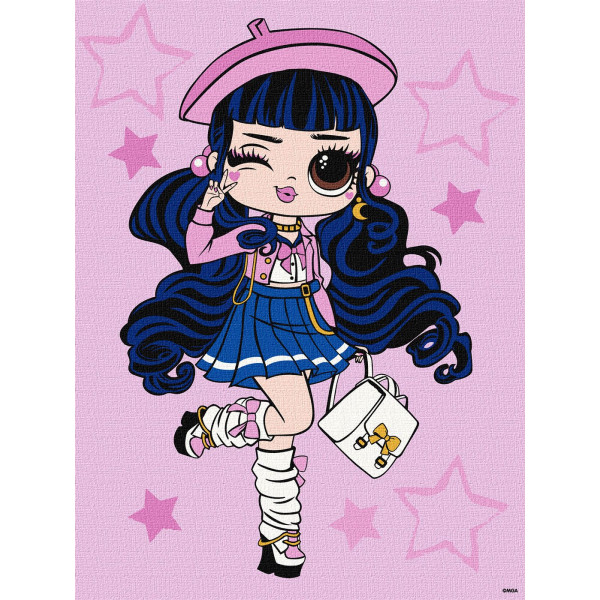 Фото - Картина за номерами Ideyka для дітей L.O.L. Surprise! Tweens Aya Cherry  30х40 см (KHO6283)