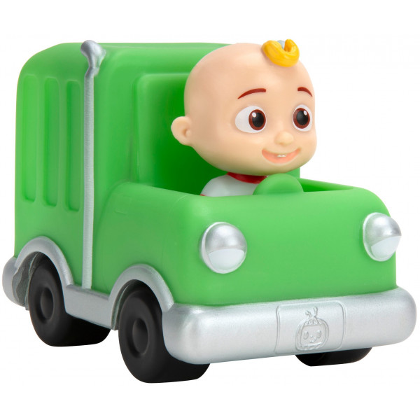 Фото - Базовый игровой транспорт для малыша CoComelon Mini Vehicles Green Trash Truck Зеленый мусоровоз (CMW0014)