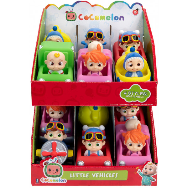 Фото - Базовый игровой транспорт для малыша CoComelon Mini Vehicles Green Trash Truck Зеленый мусоровоз (CMW0014)