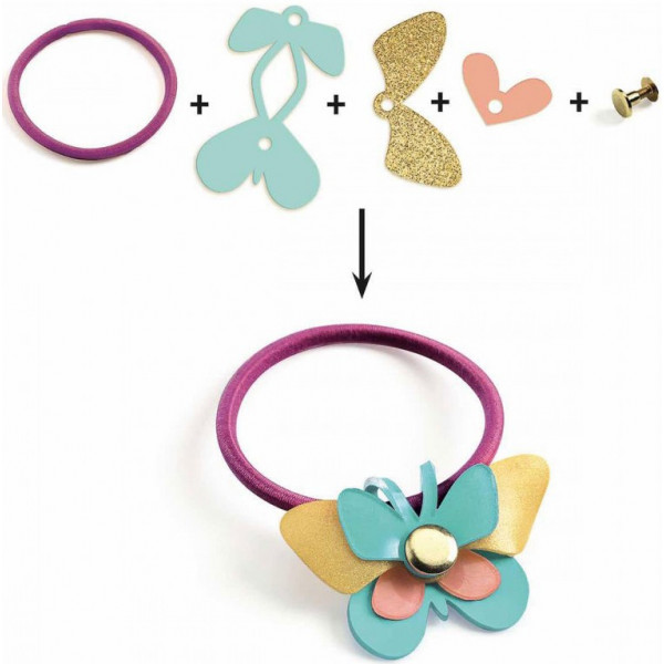 Фото - Набір для виготовлення прикрас Djeco аксесуари для волосся (DJ09498)