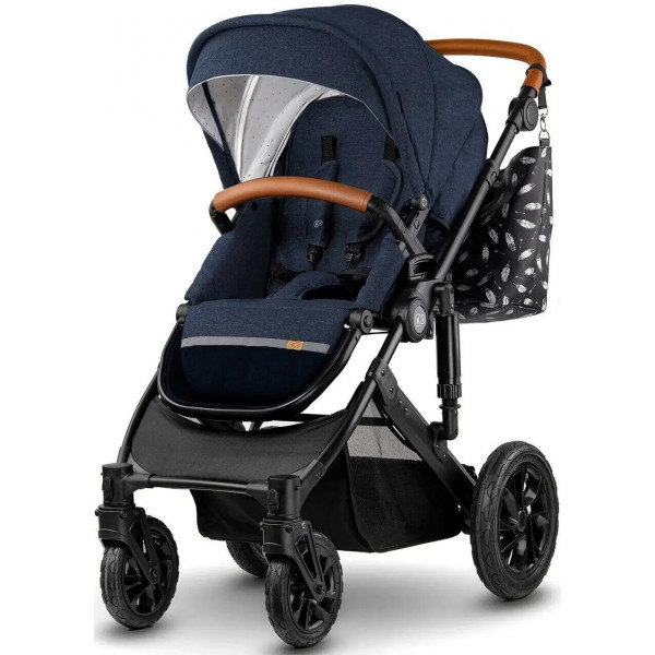 Фото - Коляска универсальная 2 в 1 Kinderkraft Prime Navy + MommyBag (KKWPRIMNAVY200)