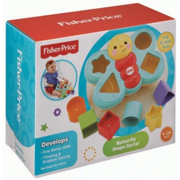 Фото - Сортер Fisher-Price Бабочка (CDC22)
