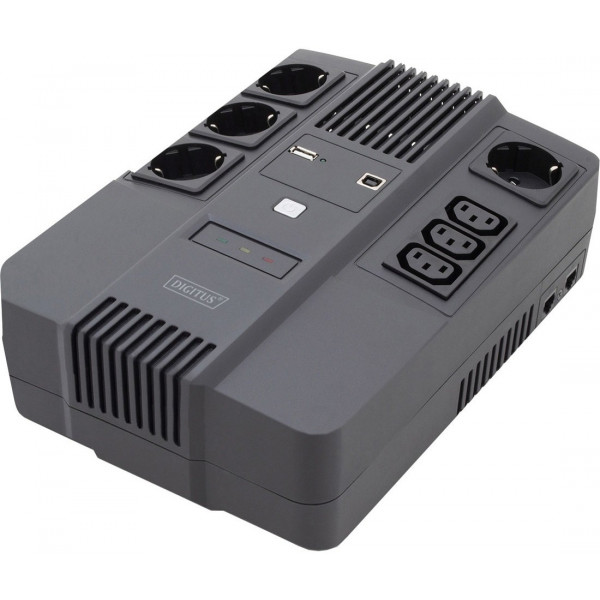Фото - Джерело безперебійного живлення Digitus All-in-One 800VA/480W RJ45 (DN-170111)