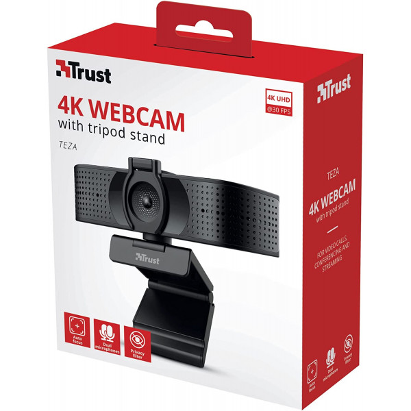 Фото - Веб-камера для комп'ютера Trust Teza 4K Ultra HD Black (24280)