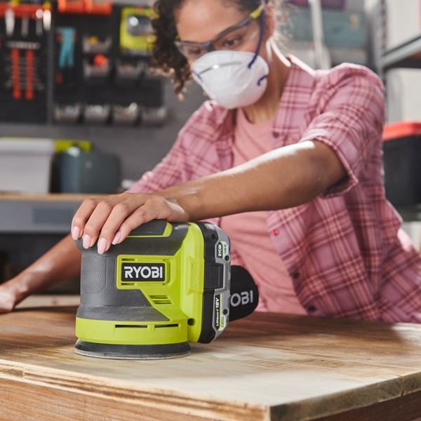 Фото - Ексцентрикова шліфовальна машина Ryobi ONE+ RROS18-0 (без АКБ та ЗП)