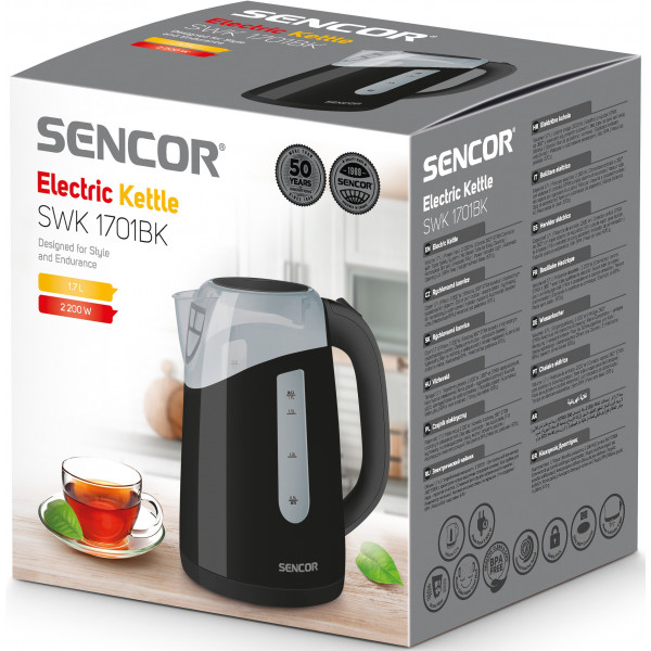 Фото - Электрический чайник Sencor SWK 1701BK