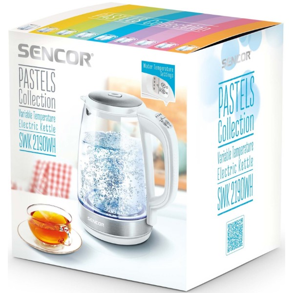 Фото - Електричний чайник Sencor SWK 2190WH