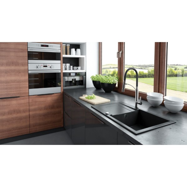 Фото - Кухонний змішувач Deante Gerbera Chrome/Black (BGB_B720)