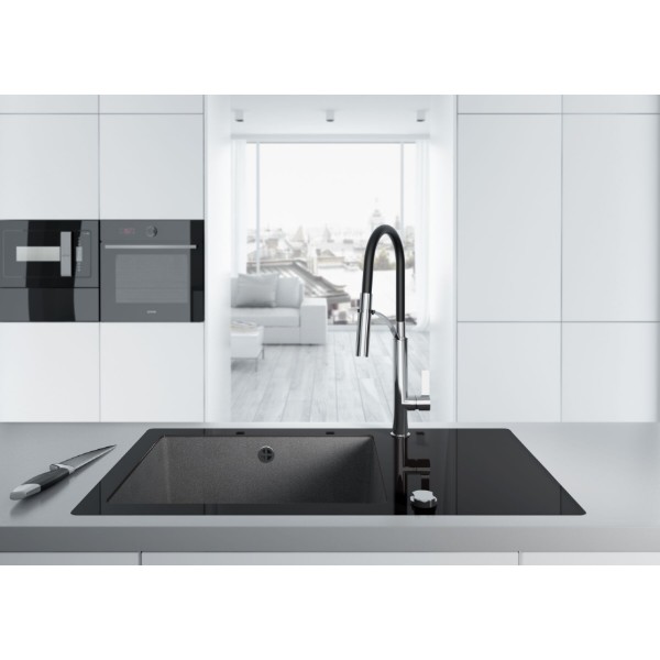 Фото - Кухонний змішувач Deante Gerbera Chrome/Black (BGB_B720)