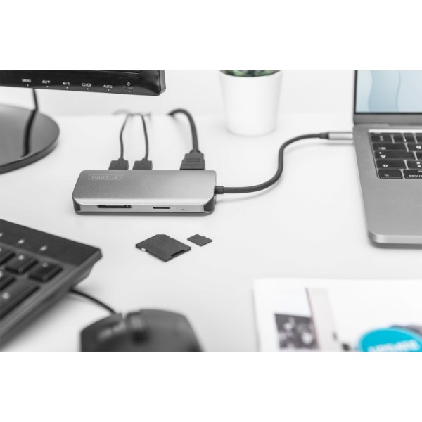 Фото - Хаб USB Digitus USB-C 8 Port (DA-70884)