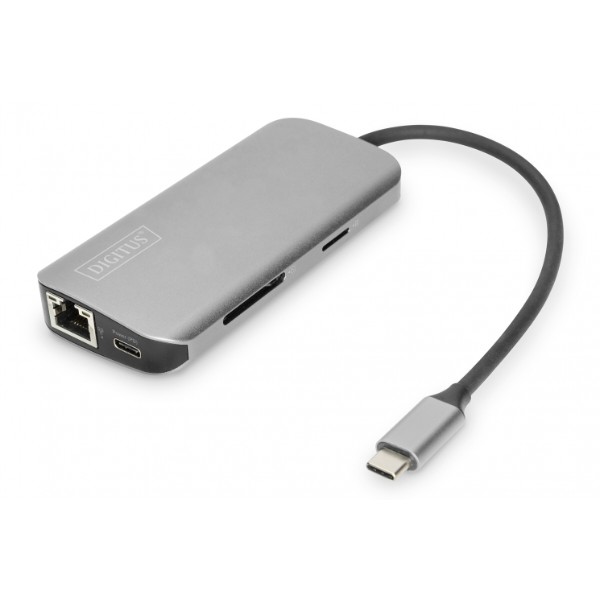 Фото - Хаб USB Digitus USB-C 8 Port (DA-70884)