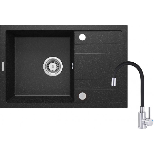 Фото - Мийка кухонна+змішувач Deante Corio ZRC_2113+BME_024N (ZRCP2113) Фото - Мийка кухонна+змішувач Deante Corio ZRC_2113+BME_024N (ZRCP2113)