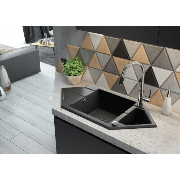 Фото - Кухонний змішувач Deante Aster Chrome/Black (BCA_064M)