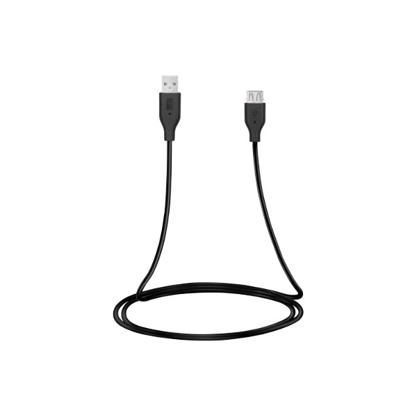 Фото - Кабель USB type A - USB type A 2E USB 2.0 AM/AF 3 m Black (2E-W-3168M3)