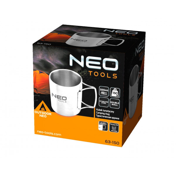Фото - Чашка туристична 
 Neo Tools 63-150 320 мл