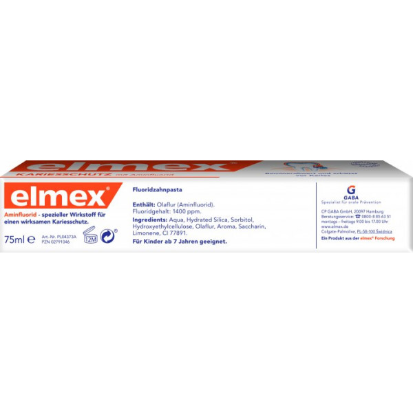 Фото - Зубная паста Colgate Elmex Защита от кариеса 75мл