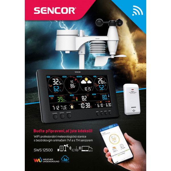 Фото - Метеостанция Sencor SWS12500WIFI