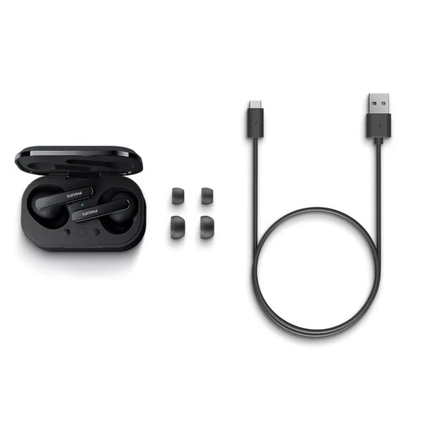 Фото - Навушники вкладиші бездротові TWS Philips TAT5506 Black