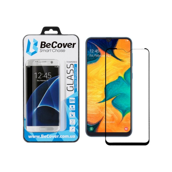 Фото - Защитное стекло для смартфона BeCover Samsung Galaxy A30/A30s 2019 SM-A305/SM-A307 Black (703442)