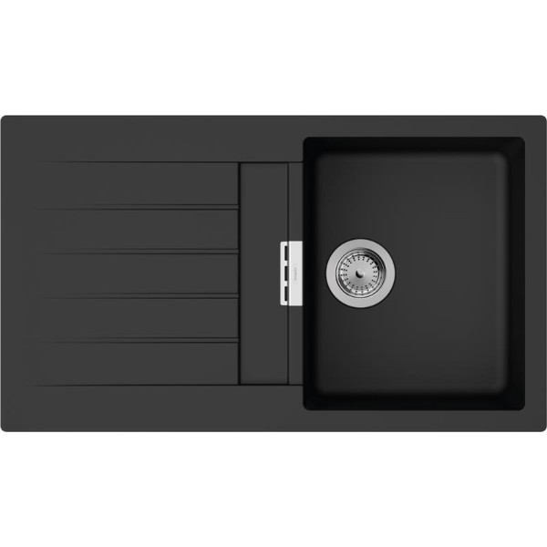 Фото - Мийка кухонна Hansgrohe S520-F345 Чорний Графіт (43356170) Фото - Мийка кухонна Hansgrohe S520-F345 Чорний Графіт (43356170)