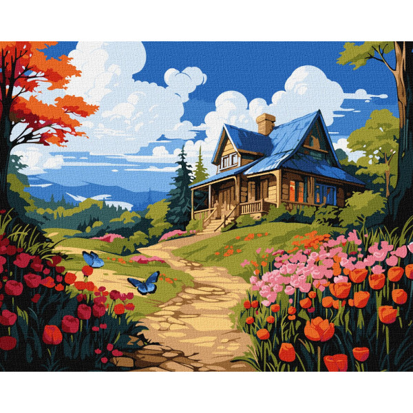 Фото - Картина за номерами Ideyka Весняна казка ©art_selena_ua 40х50 см (KHO6336)
