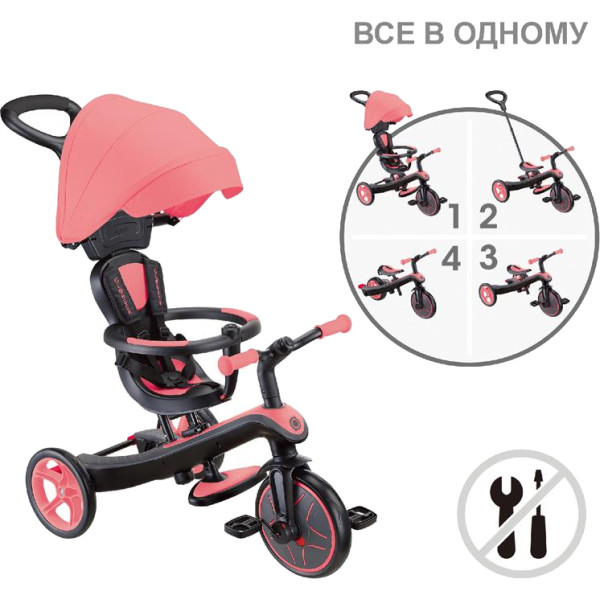 Фото - Триколісний велосипед Globber EXPLORER TRIKE (634-110)