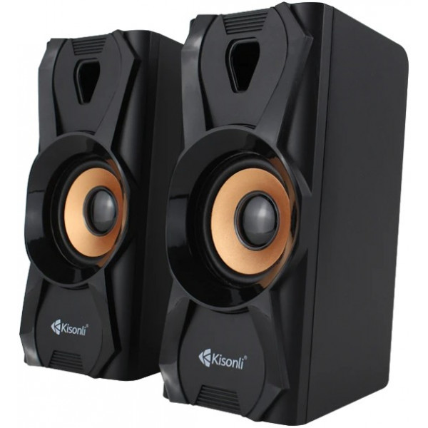 Фото - Комп'ютерна акустика звичайна 2.0 Kisonli U-9003/23412 Black