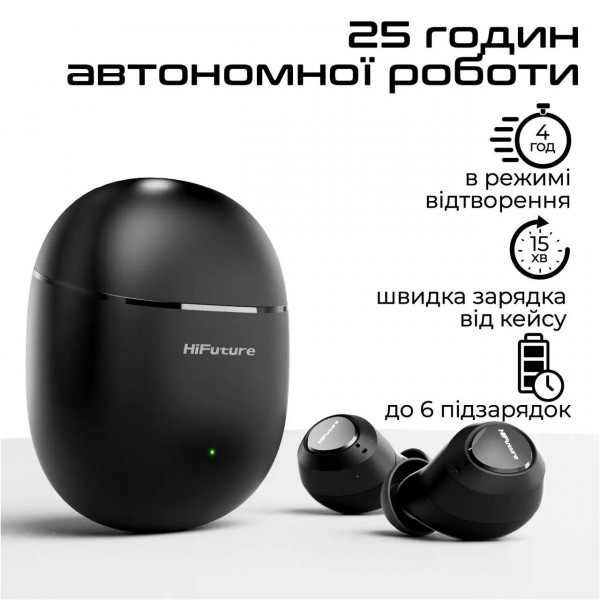 Фото - Наушники вкладыши беспроводные TWS HiFuture olymbuds3.black