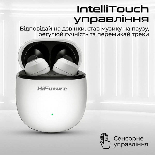 Фото - Навушники вкладиші бездротові TWS HiFuture olymbuds3.white