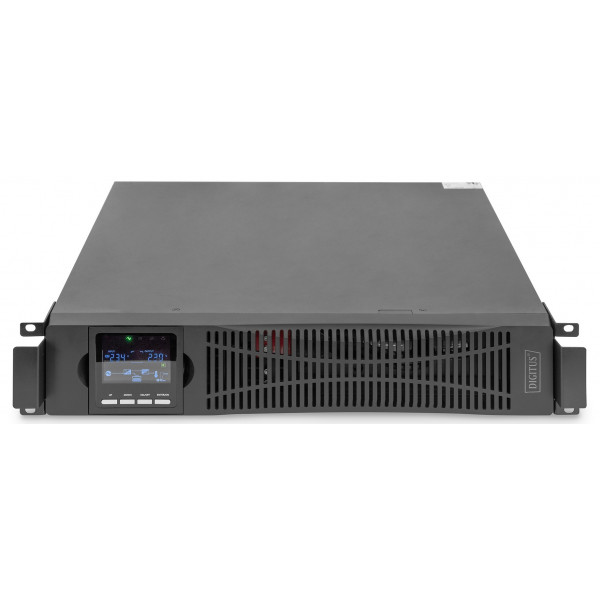 Фото - Джерело безперебійного живлення Digitus 1500VA/1500W,LCD,8xC13,RJ45,RS232,USB (DN-170094)