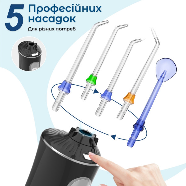 Фото - Іригатор H2OFloss HF-P11 Black