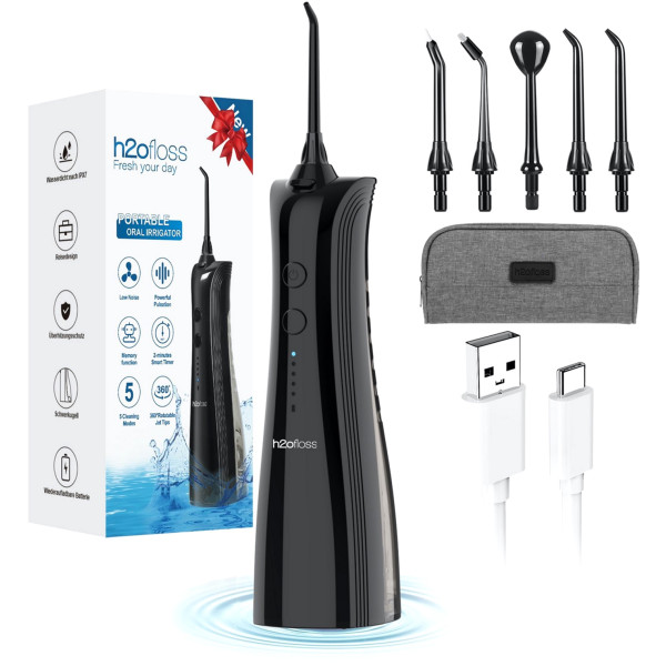 Фото - Ирригатор H2OFloss HF-A6 Black