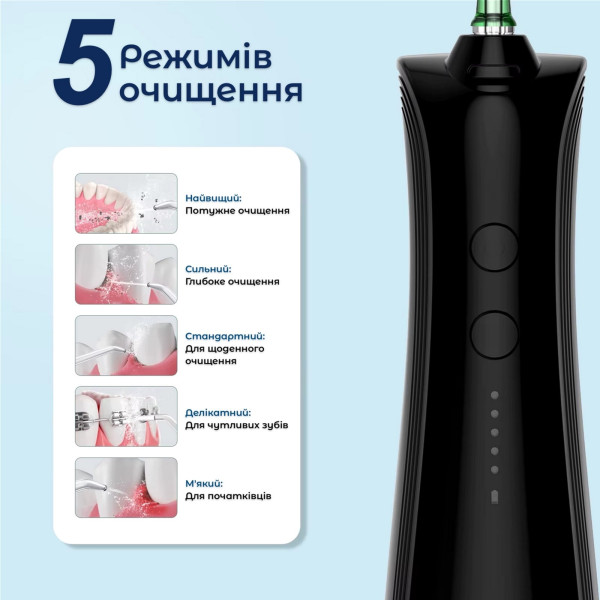 Фото - Ирригатор H2OFloss HF-A6 Black