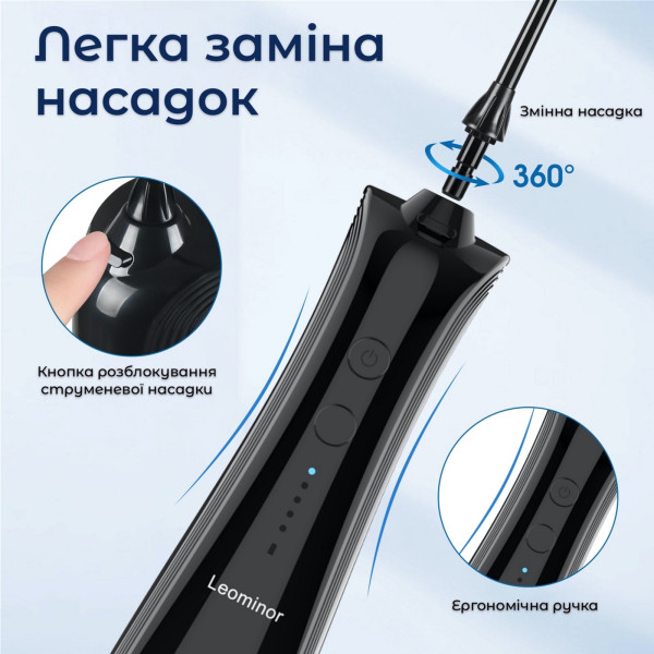 Фото - Ирригатор H2OFloss HF-A6 Black
