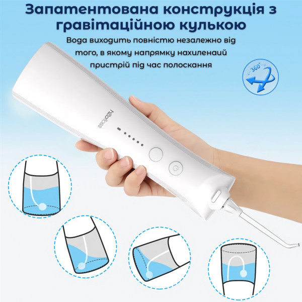 Фото - Ирригатор H2OFloss HF-A6 White