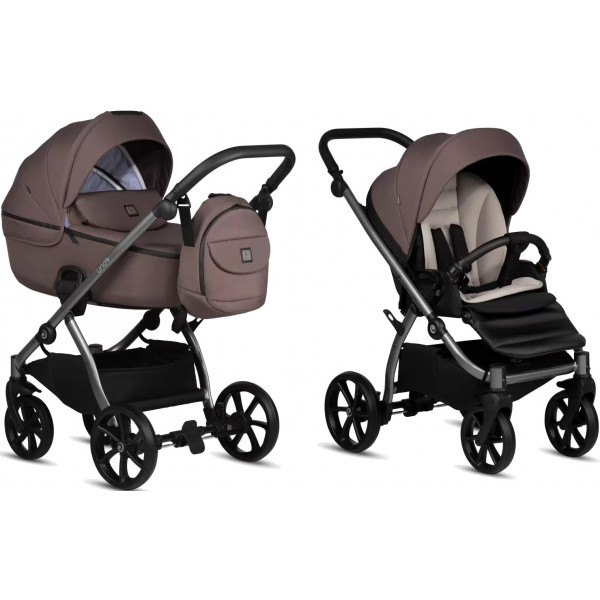 Фото - Коляска універсальна 2 в 1 Tutis Uno5 plus ESSENTIAL COLLECTION Cocoa