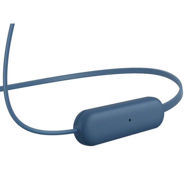 Фото - Навушники вкладиші бездротові Sony WI-C100 Blue (WIC100L.CE7)