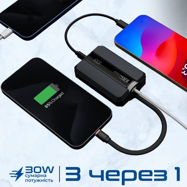 Фото - Батарея мобільна Promate 10000mAh (neo-10uni.black)