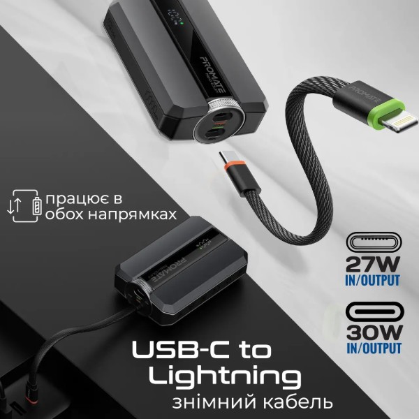 Фото - Батарея мобільна Promate 10000mAh (neo-10uni.black)