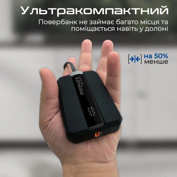 Фото - Батарея мобільна Promate 10000mAh (neo-10uni.black)