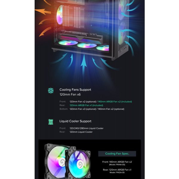 Фото - Корпус Gamemax F36 BK